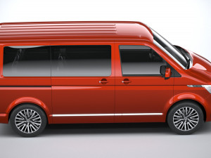 Volkswagen Transporter T61 Multivan 2020 Modelo 3D