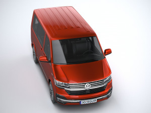Volkswagen Transporter T61 Multivan 2020 Modelo 3D