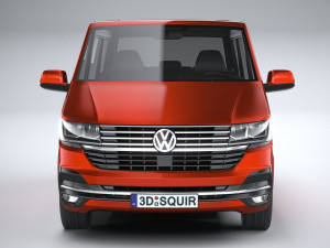 Volkswagen Transporter T61 Multivan 2020 Modelo 3D