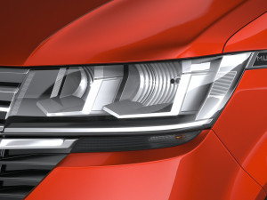 Volkswagen Transporter T61 Multivan 2020 Modelo 3D