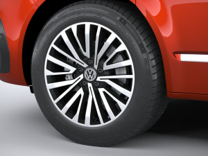 Volkswagen Transporter T61 Multivan 2020 Modelo 3D