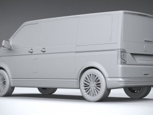 Volkswagen Transporter T61 Multivan 2020 Modelo 3D