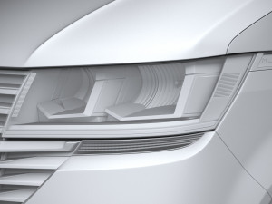 Volkswagen Transporter T61 Multivan 2020 Modelo 3D