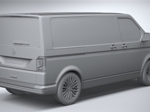 Volkswagen Transporter T61 Multivan 2020 Modelo 3D