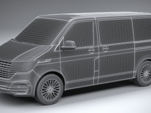 Volkswagen Transporter T61 Multivan 2020 Modelo 3D