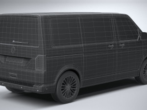 Volkswagen Transporter T61 Multivan 2020 Modelo 3D