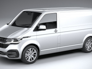 Volkswagen Transporter T61 Panelvan 2020 3D Model