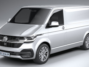Volkswagen Transporter T61 Panelvan 2020 3D Model