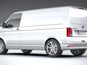 Volkswagen Transporter T61 Panelvan 2020 3D Model