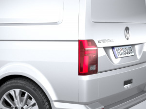 Volkswagen Transporter T61 Panelvan 2020 3D Model