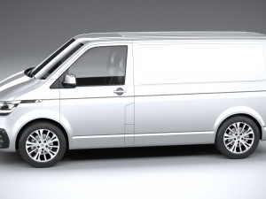 Volkswagen Transporter T61 Panelvan 2020 3D Model