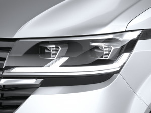 Volkswagen Transporter T61 Panelvan 2020 3D Model