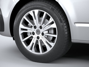 Volkswagen Transporter T61 Panelvan 2020 3D Model