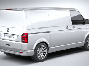 Volkswagen Transporter T61 Panelvan 2020 3D Model