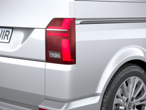 Volkswagen Transporter T61 Panelvan 2020 3D Model