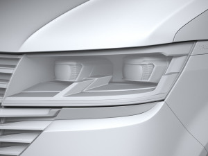 Volkswagen Transporter T61 Panelvan 2020 3D Model