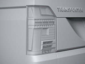 Volkswagen Transporter T61 Panelvan 2020 3D Model