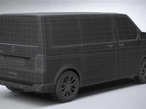 Volkswagen Transporter T61 Panelvan 2020 3D Model