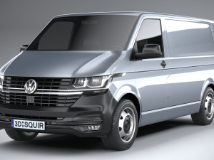 Volkswagen Transporter T61 Panelvan Basic 2020 3D 模型