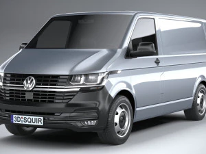 Volkswagen Transporter T61 Panelvan Básico 2020 Modelo 3D