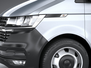 Volkswagen Transporter T61 Panelvan Basic 2020 Model 3D