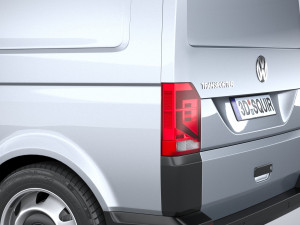 Volkswagen Transporter T61 Panelvan Basic 2020 Model 3D