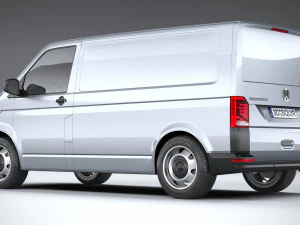 Volkswagen Transporter T61 Panelvan Basic 2020 3D Model