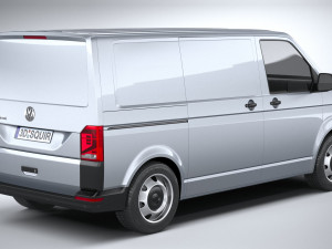 Volkswagen Transporter T61 Panelvan Basic 2020 Model 3D