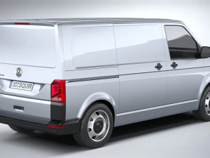 Volkswagen Transporter T61 Panelvan Basic 2020 3D Model