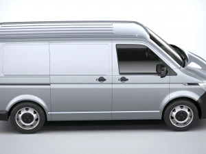 Volkswagen Transporter T61 Panelvan Basic 2020 3D Model