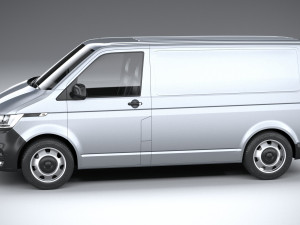 Volkswagen Transporter T61 Panelvan Basic 2020 Model 3D