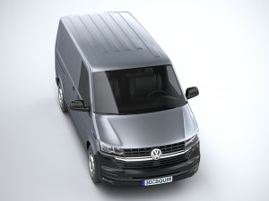 Volkswagen Transporter T61 Panelvan Basic 2020 Model 3D