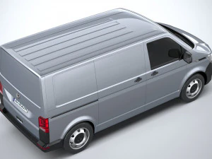 Volkswagen Transporter T61 Panelvan Basic 2020 3D Model
