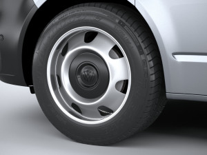 Volkswagen Transporter T61 Panelvan Basic 2020 Model 3D