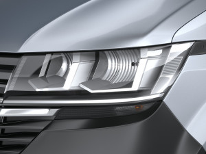 Volkswagen Transporter T61 Panelvan Basic 2020 Model 3D