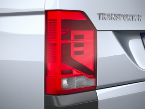 Volkswagen Transporter T61 Panelvan Basic 2020 Model 3D