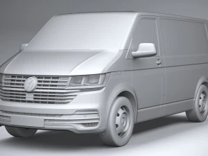 Volkswagen Transporter T61 Panelvan Basic 2020 3D Model