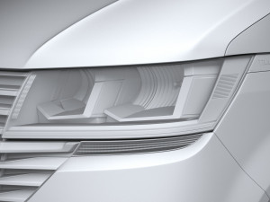 Volkswagen Transporter T61 Panelvan Basic 2020 Model 3D