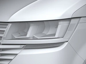 Volkswagen Transporter T61 Panelvan Basic 2020 3D Model