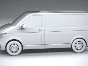 Volkswagen Transporter T61 Panelvan Basic 2020 3D Model