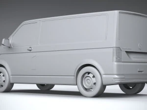 Volkswagen Transporter T61 Panelvan Basic 2020 3D Model