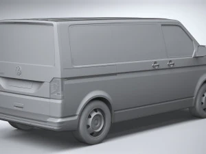 Volkswagen Transporter T61 Panelvan Basic 2020 3D Model