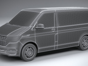 Volkswagen Transporter T61 Panelvan Basic 2020 Model 3D