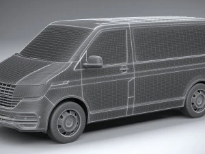 Volkswagen Transporter T61 Panelvan Basic 2020 3D Model