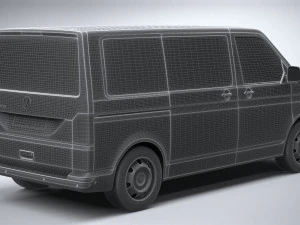 Volkswagen Transporter T61 Panelvan Basic 2020 3D Model