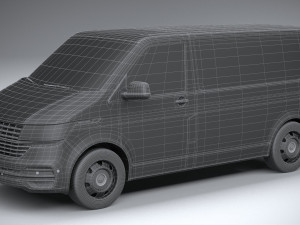 Volkswagen Transporter T61 Panelvan Basic 2020 Model 3D