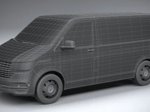 Volkswagen Transporter T61 Panelvan Basic 2020 3D Model