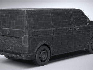 Volkswagen Transporter T61 Panelvan Basic 2020 Model 3D