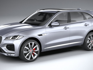 jaguar f-pace 2021 3D Model