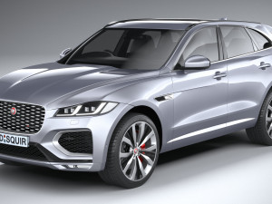 Jaguar F-pace 2021 Model 3D